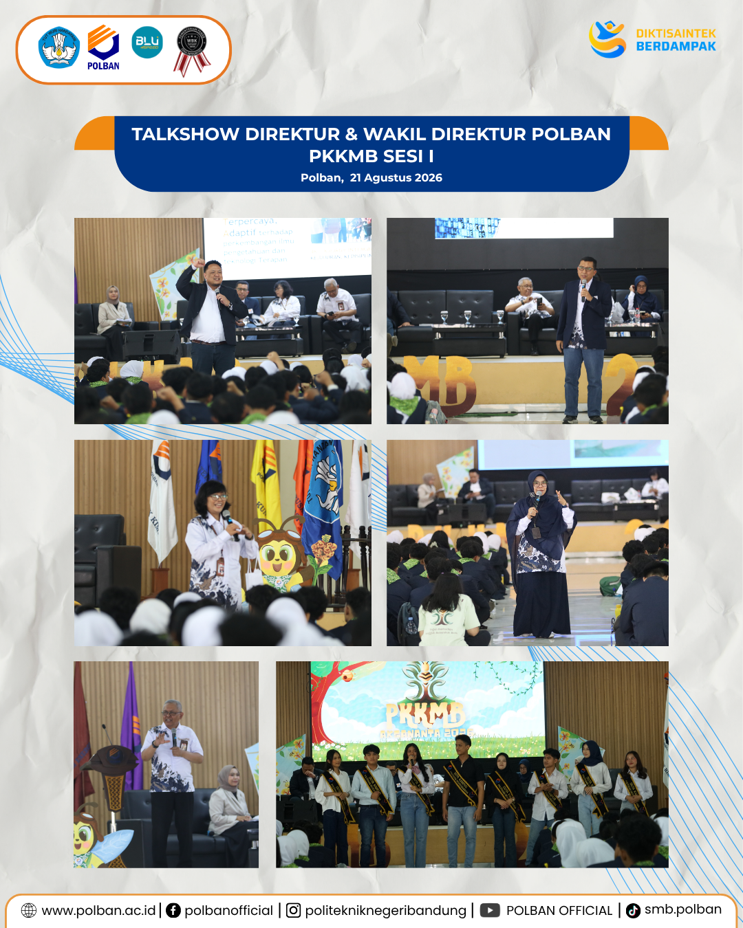21 Agustus talkshow dir PKKMB Sesi I